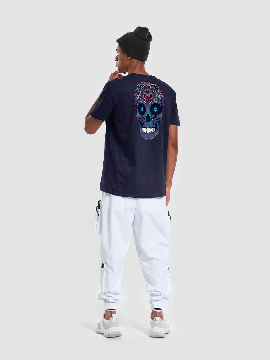 Vibrant Skull Rave Unisex T-Shirt product image (25)