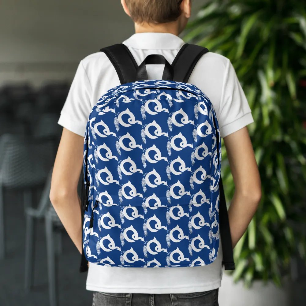 Q vs. Evil Q Blue Backpack product image (7)