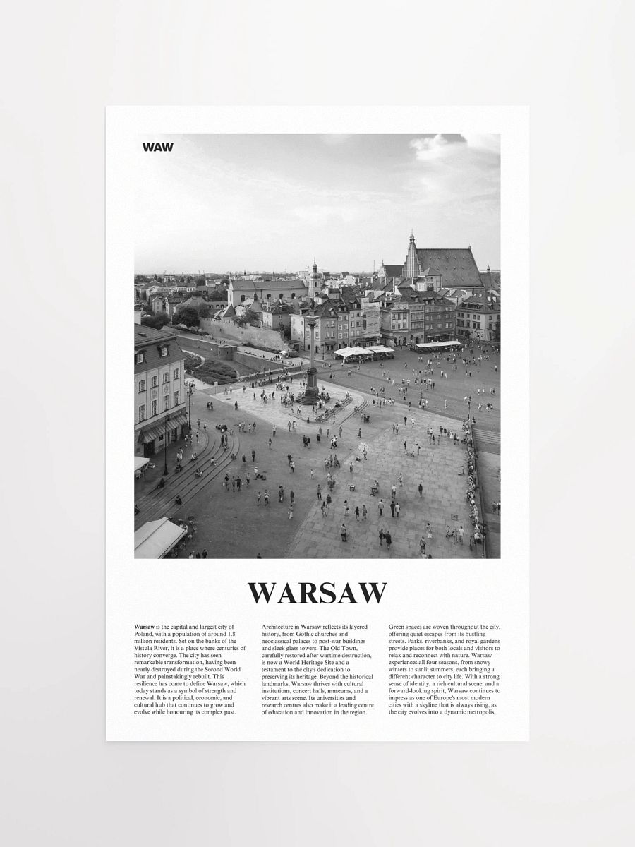 Warsaw 02 Newspaper Poster product image (5)