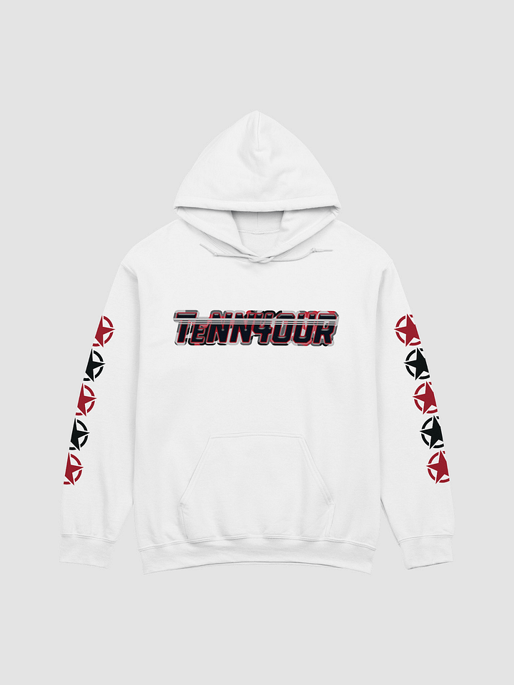 #TeNN4OURARMY Hoodie Red & Black product image (1)