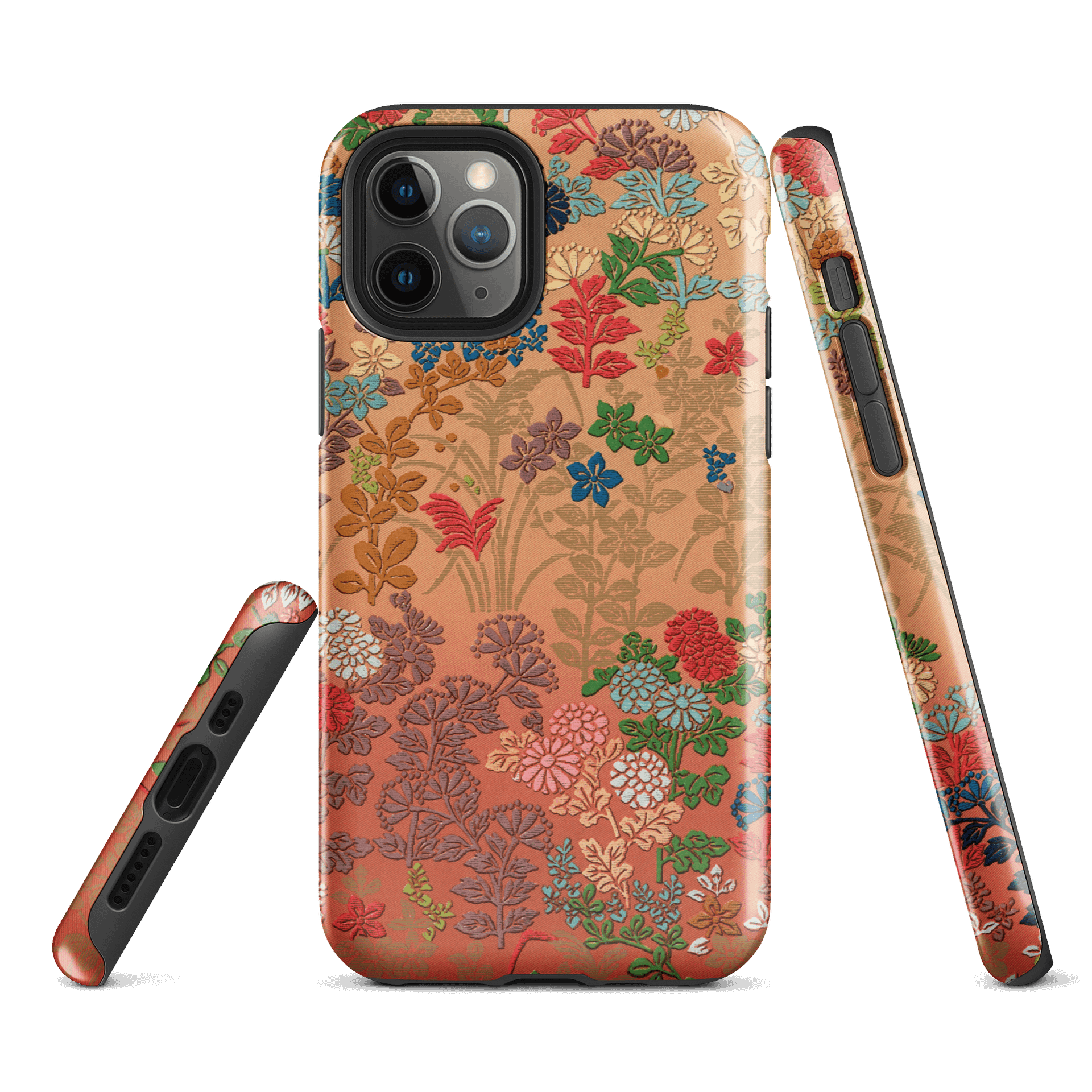 Vintage Japanese Floral Fusion iPhone® Tough Case product image (3)