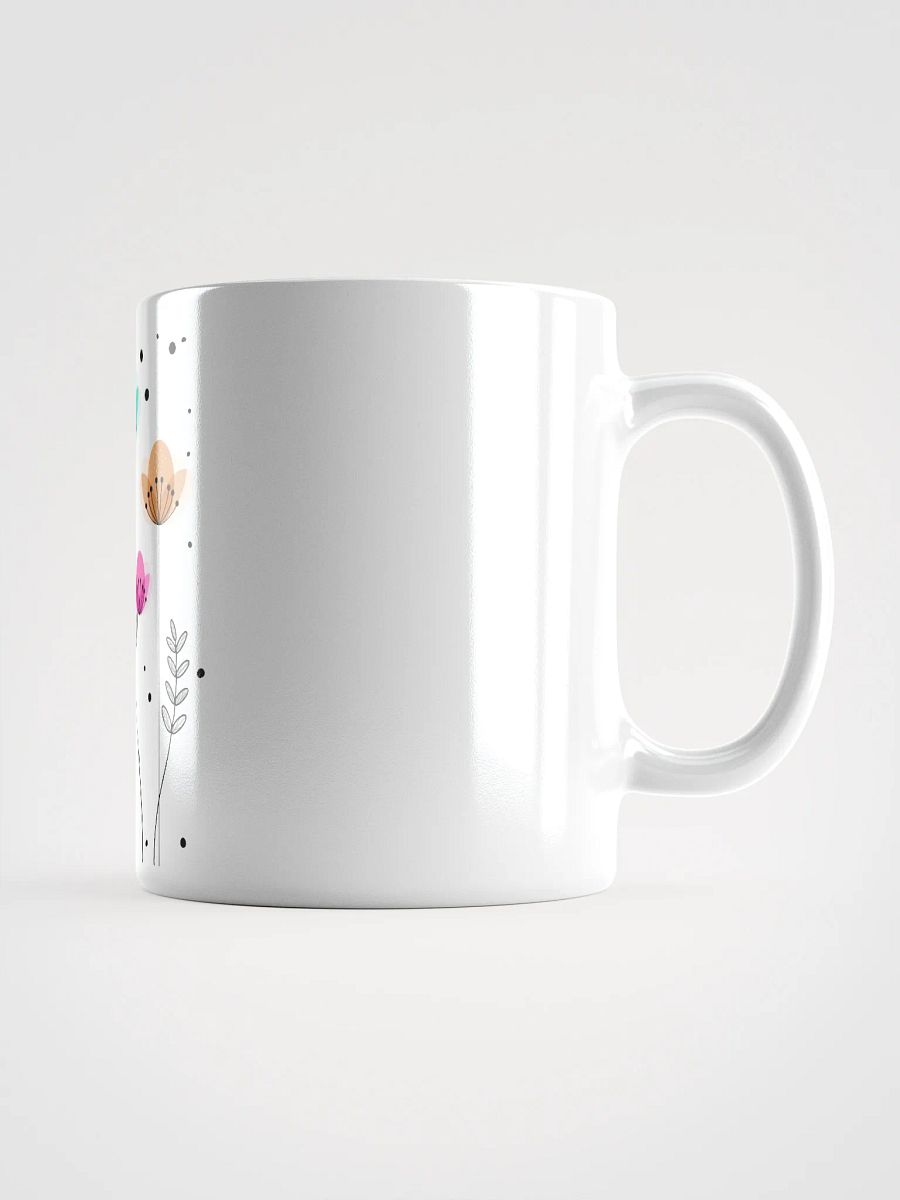 Whimsical Wildflowers White Glossy Mug product image (1)