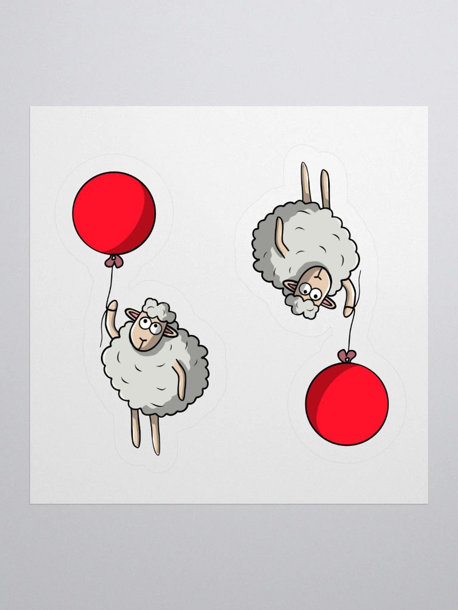 Reaching for the Sky Sheep Sticker product image (1)
