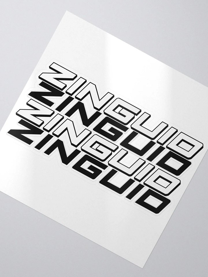 Clean Zinguid sticker product image (1)