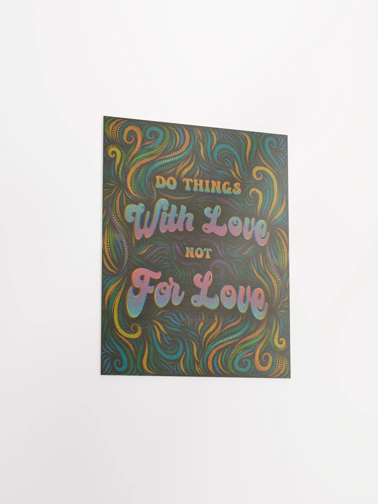 Matte Poster - With Love, Not For Love product image (3)
