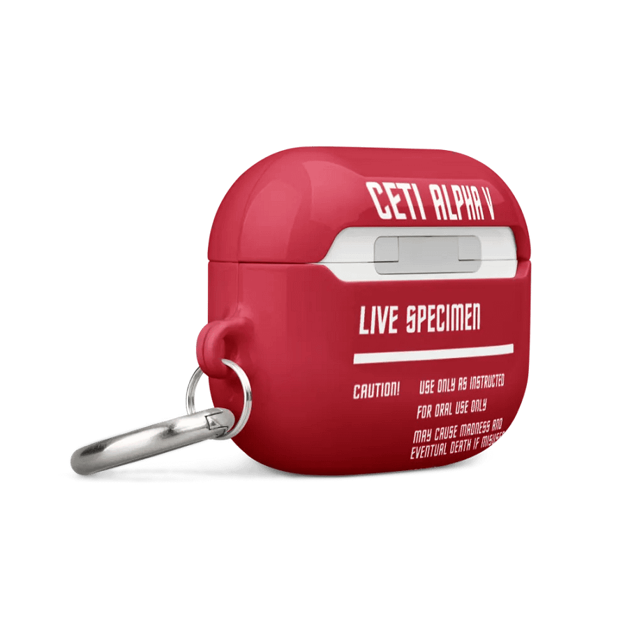 Ceti Eel Caution Label AirPods case product image (4)