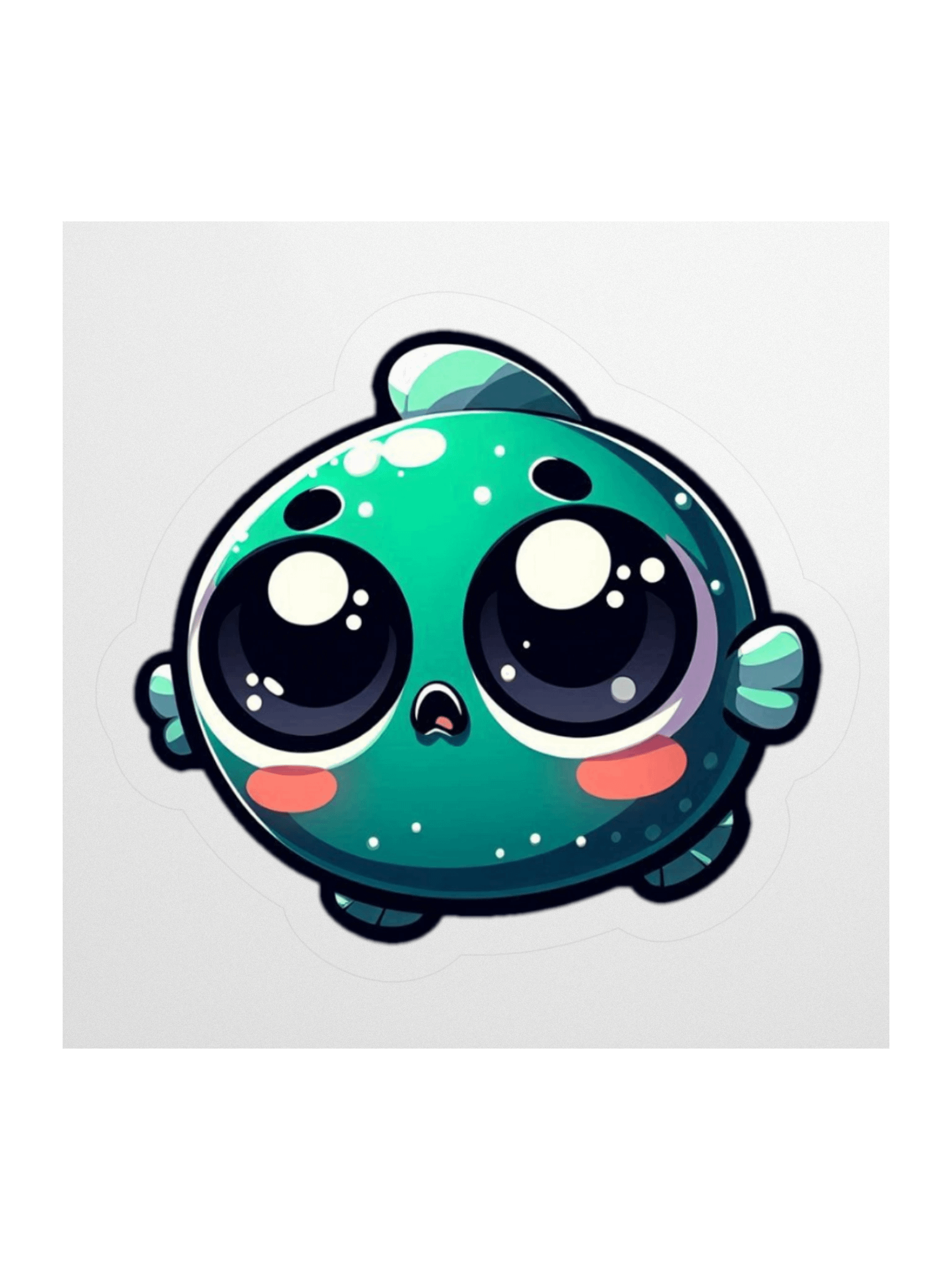 Ten Fiskr of Ægir #9 "Emerald" Sticker product image (1)