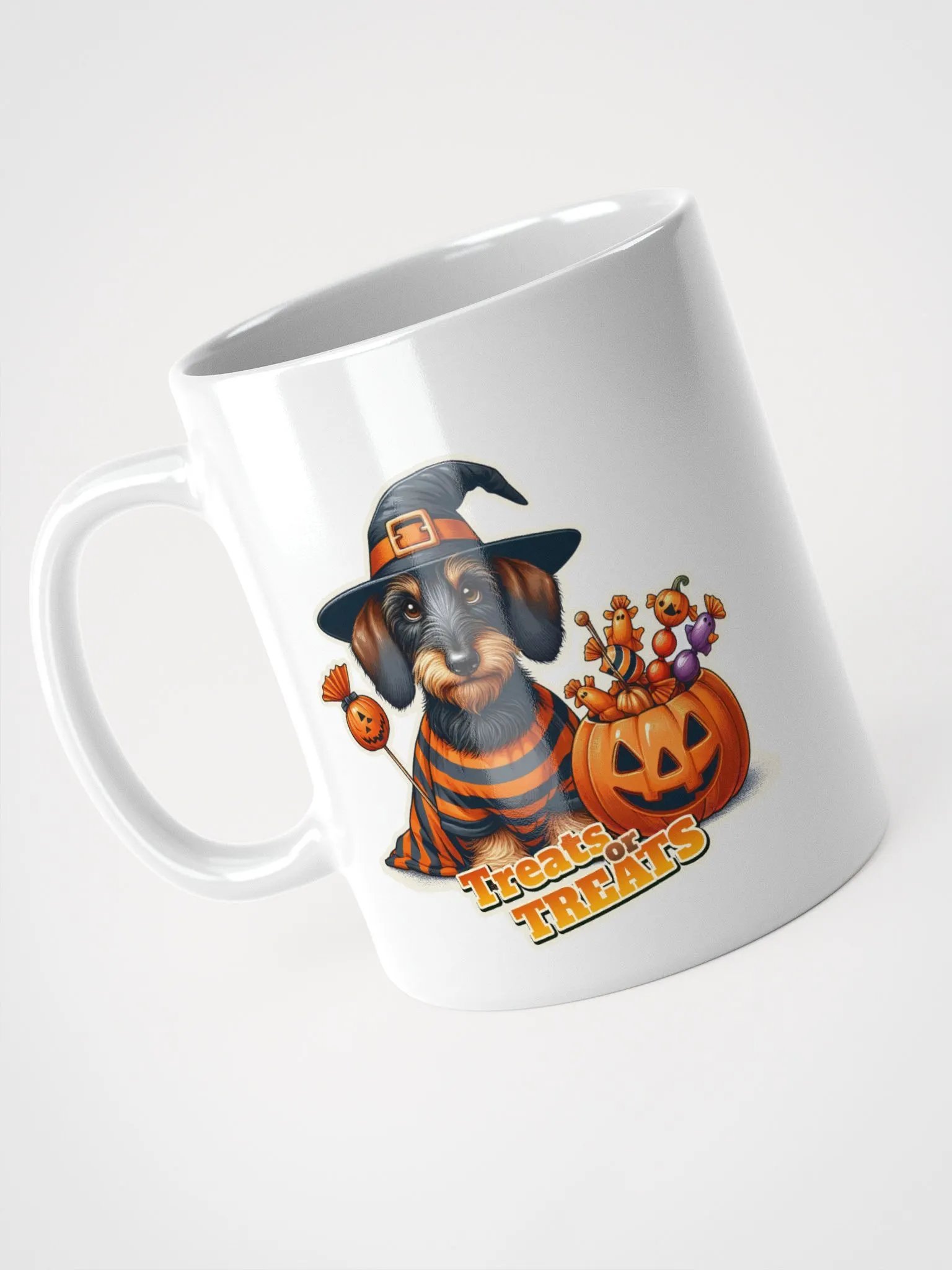 Dachshund Treat Halloween - Mug product image (9)
