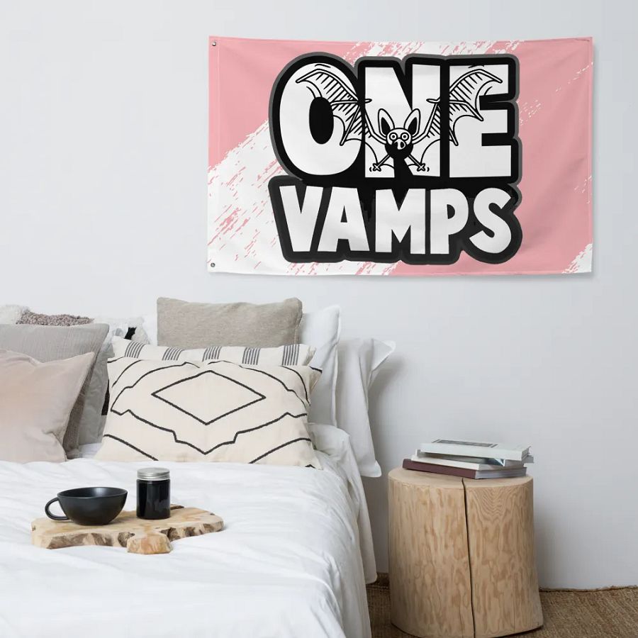 Flag OneVamps With Bat-Pink Color product image (4)
