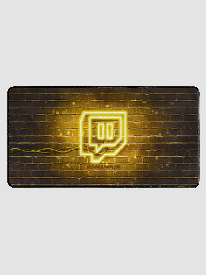 TWITCH GAMING DESK PAD - AMARILLO NEON product image (1)