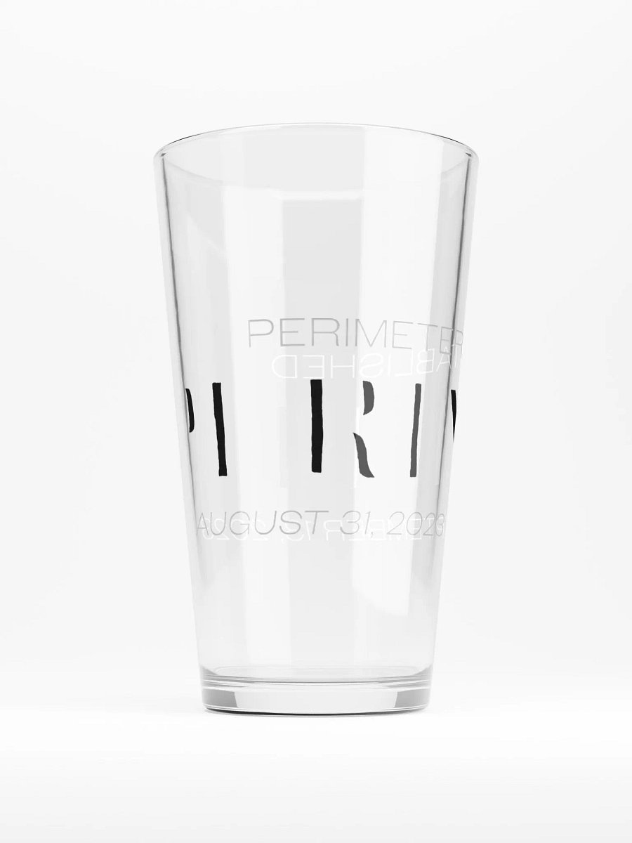 Perimeter | Pint Glass by Nik the Hat product image (5)