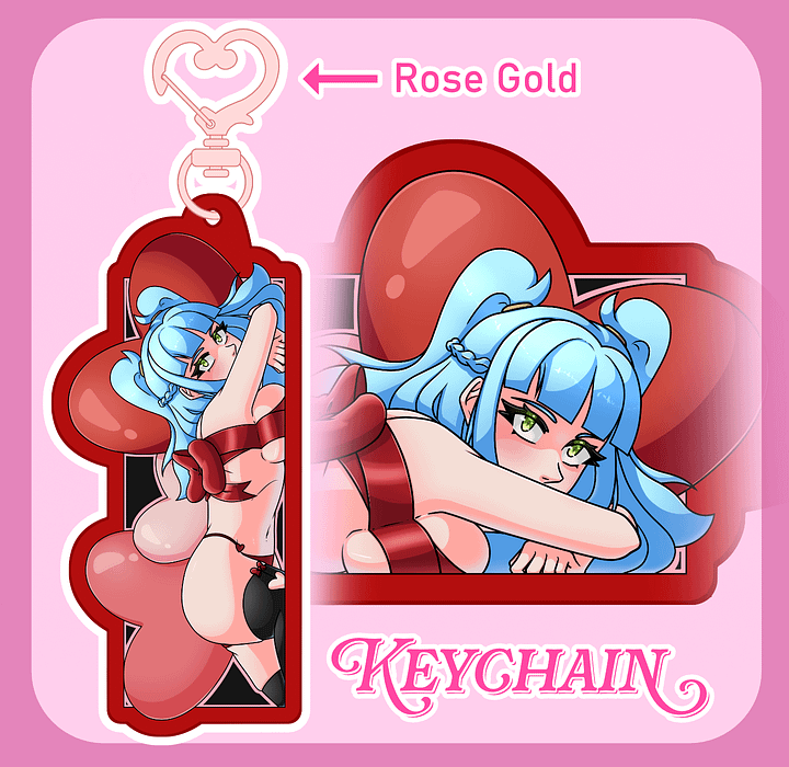 [PREORDER] Red Valentine's Keychain - Spicy Ver product image (1)
