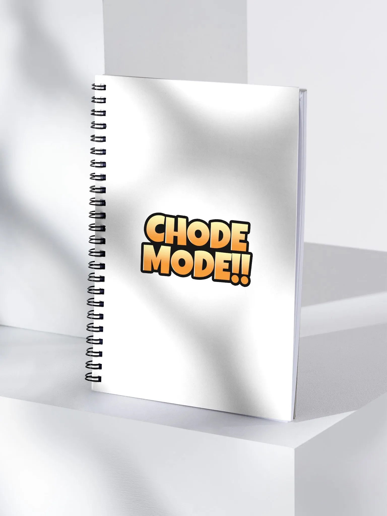 "Chode Mode" Notebook - Yellow product image (4)
