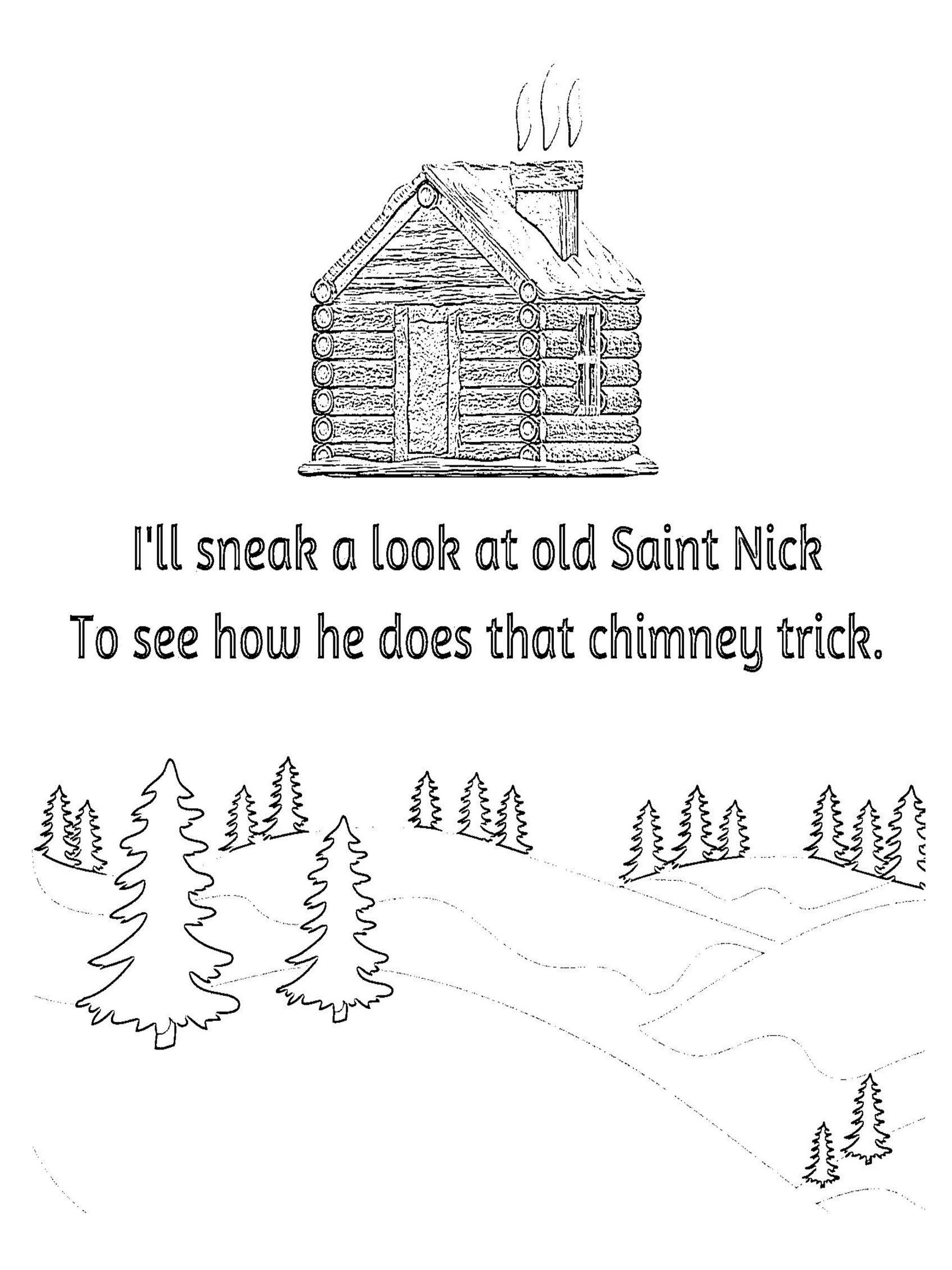 Waiting for Santa Coloring Story product image (8)