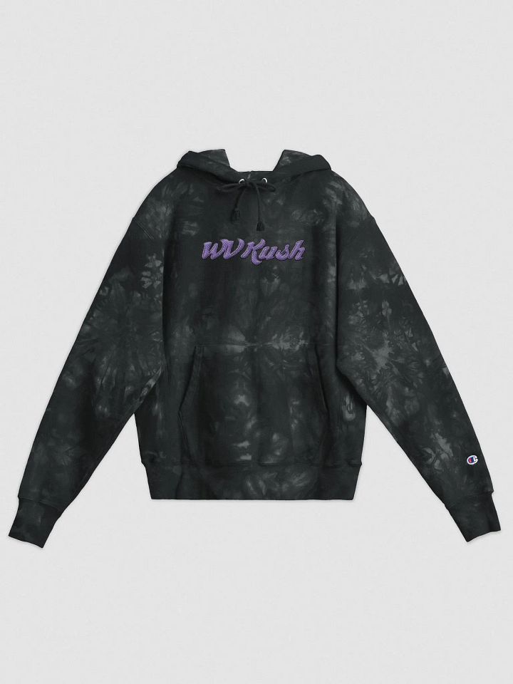 WVKush Logo Tie-dye Champion Hoodie (Purple Logo) product image (2)