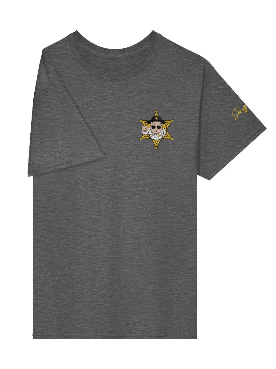 Sheriff Logo And Name Heavyweight T-Shirt by Gildan product image (4)