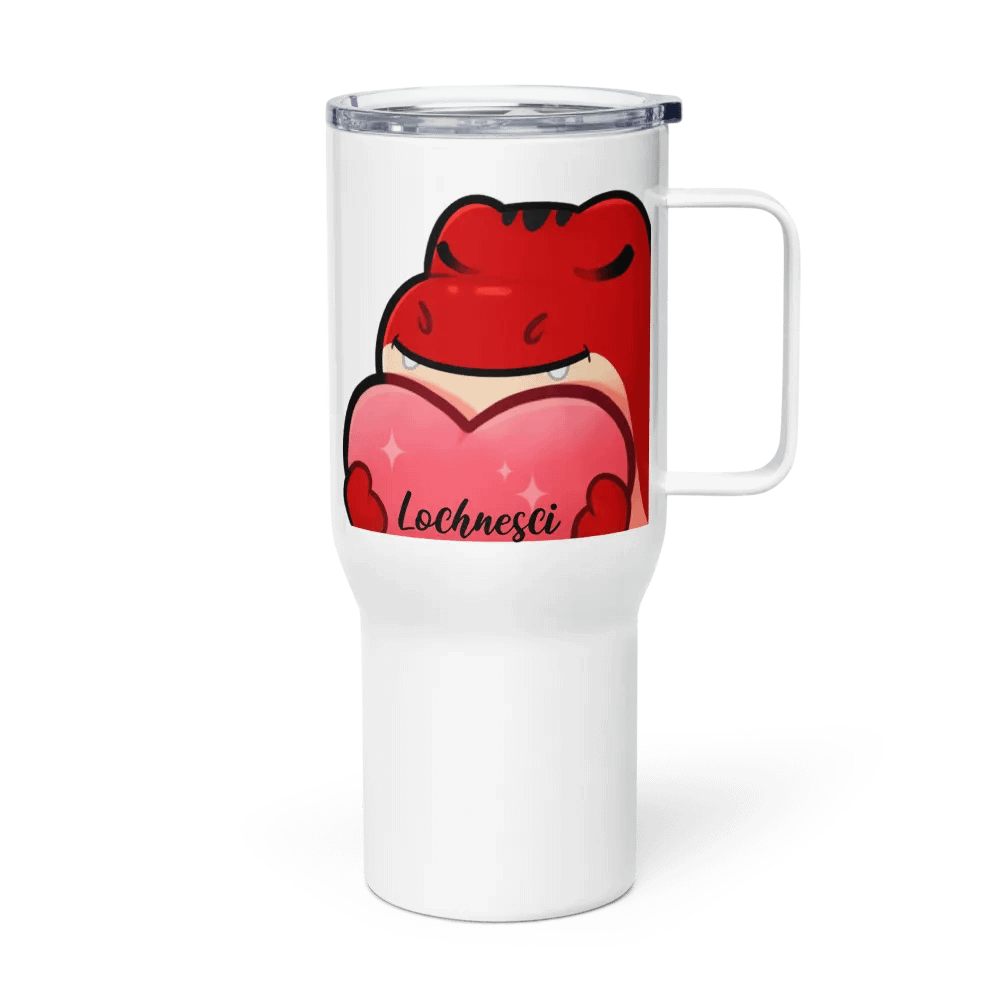 Lochy heart and Kermit Travel Mug with a Handle product image (2)
