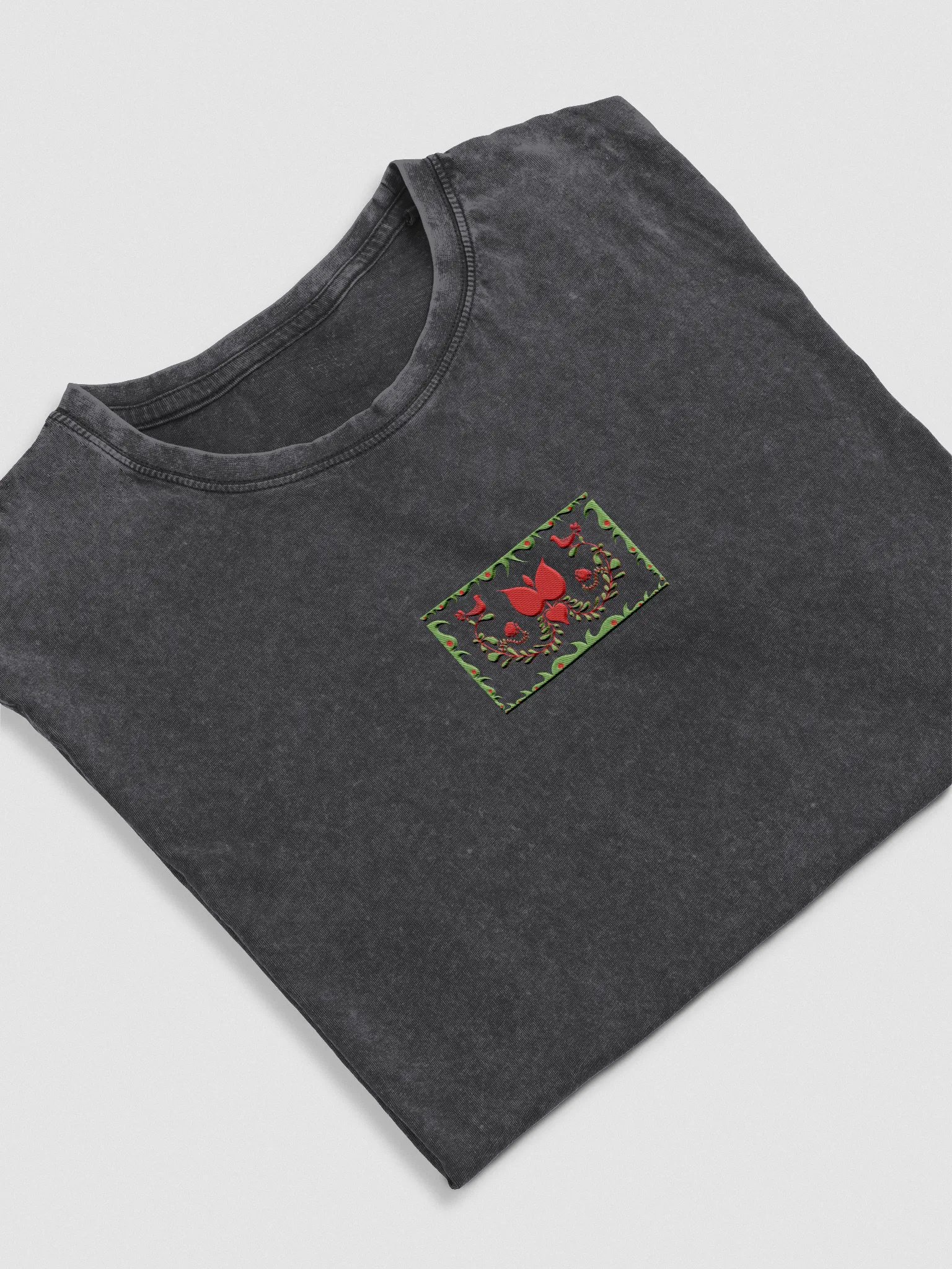 Hungarian Folklore Flora Denim Tee product image (3)