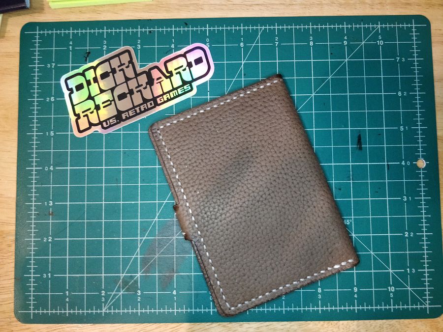 Brown Pebble Grain Passport Holder V1.0-B product image (3)