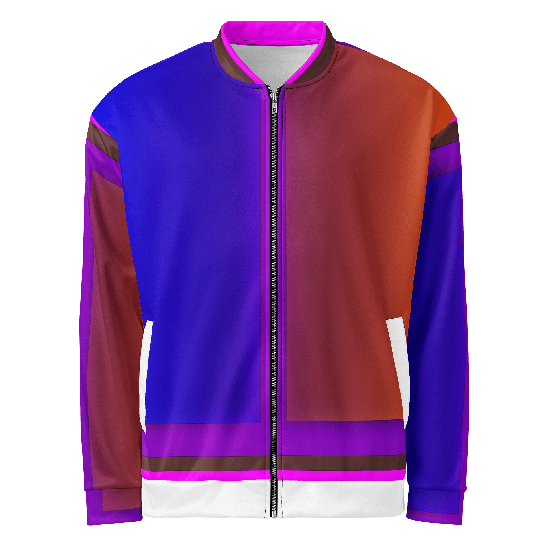 Sunset Wave All-Over Bomber Jacket product image (1)