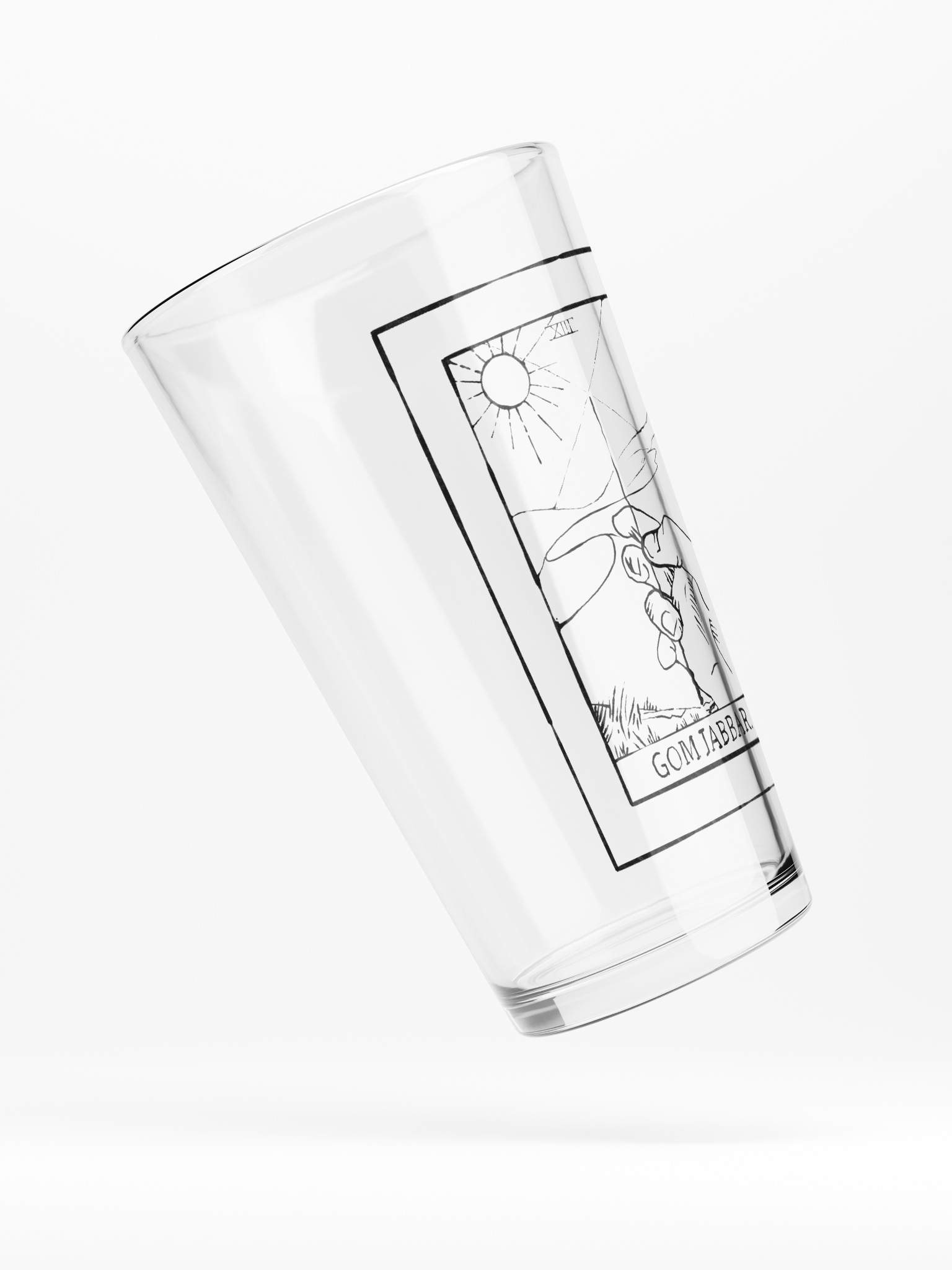 Gom Jabbar Tarot Pint Glass product image (4)