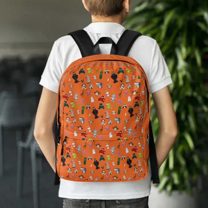 The KidTime StoryTime Character Backpack (Orange) product image (1)