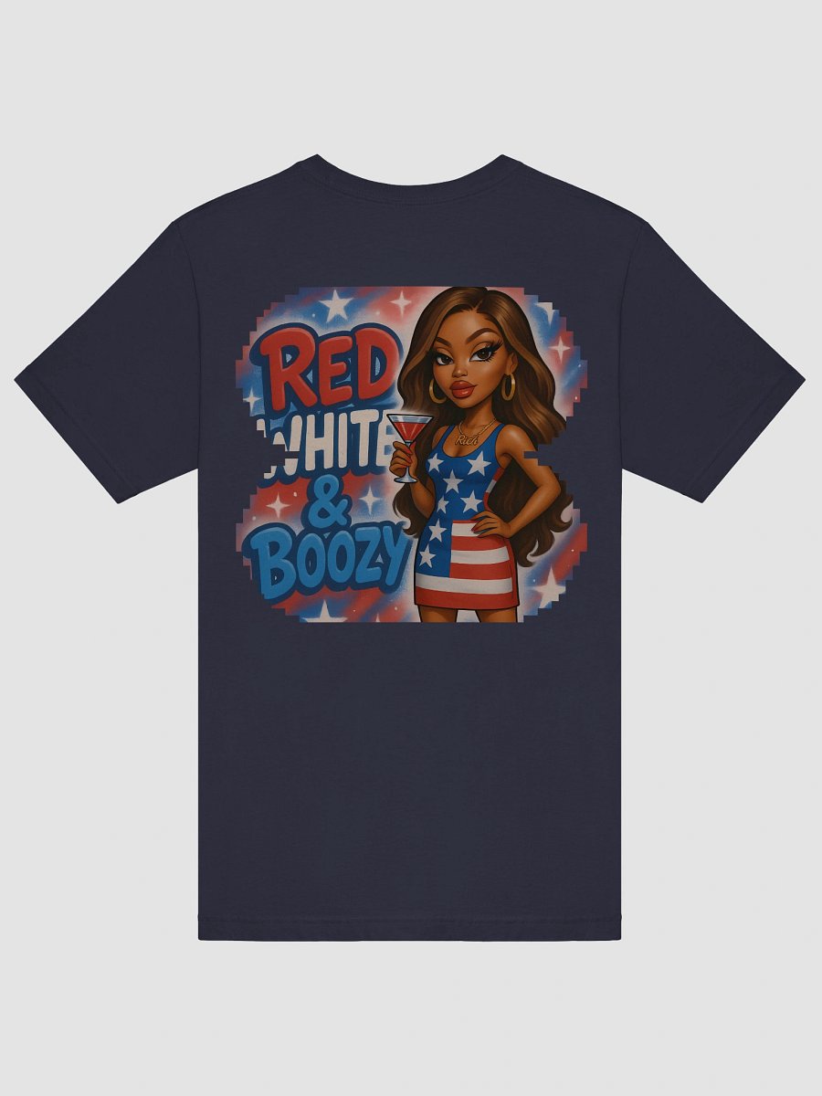 Red, White & Boozy Patriotic T-Shirt product image (17)