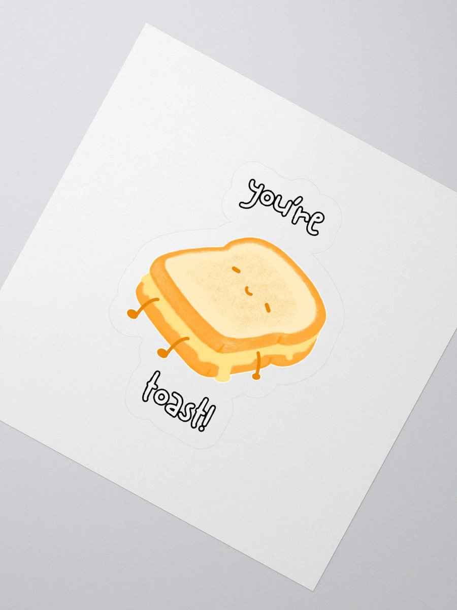 You're Toast! Kiss Cut Stickers product image (2)