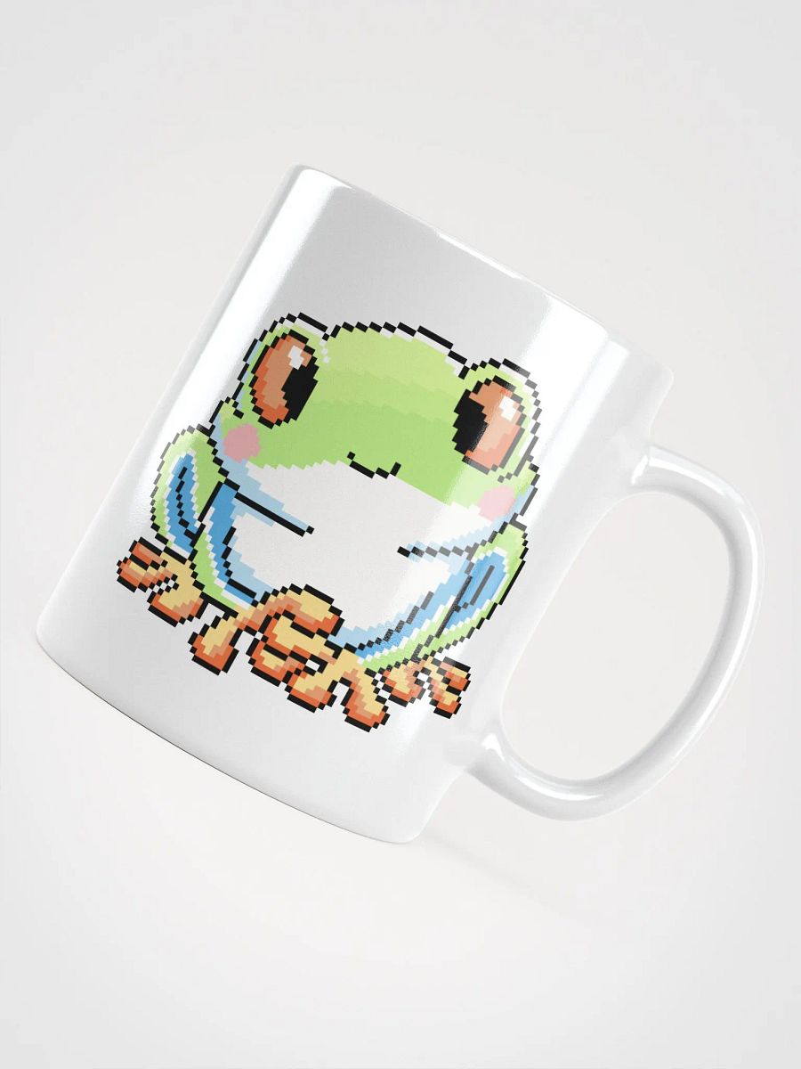 Light Green Rip the Frog White Glossy Mug product image (5)