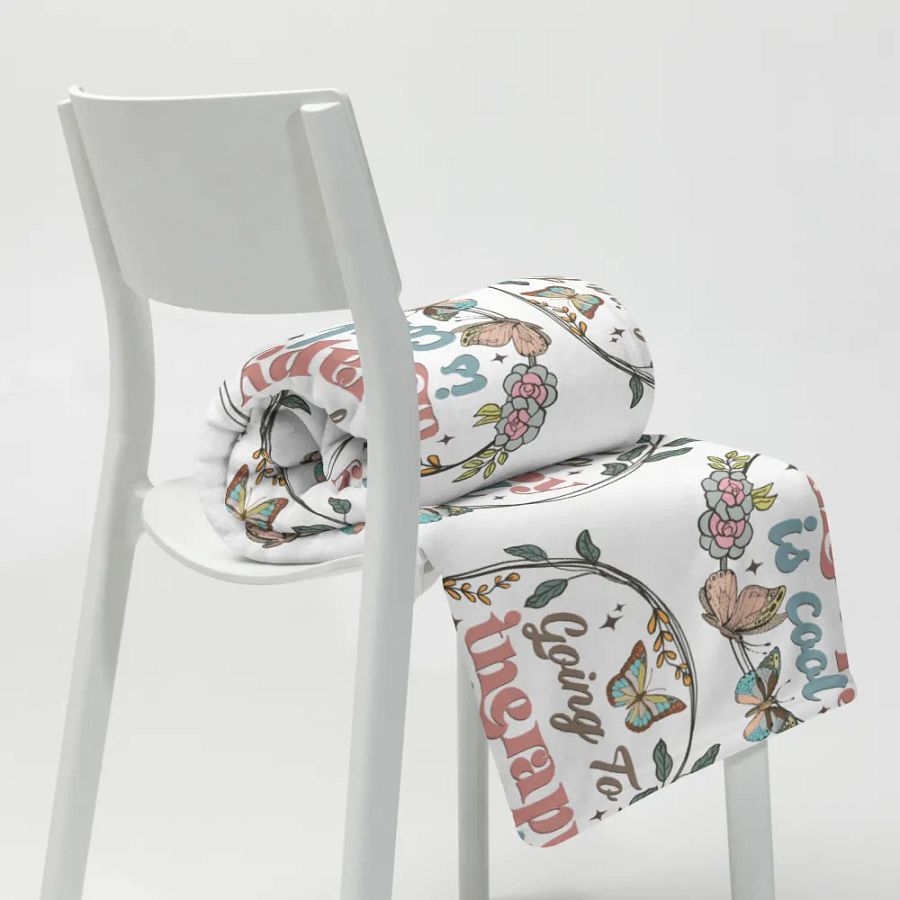 Going To Therapy Is Cool Blanket product image (8)