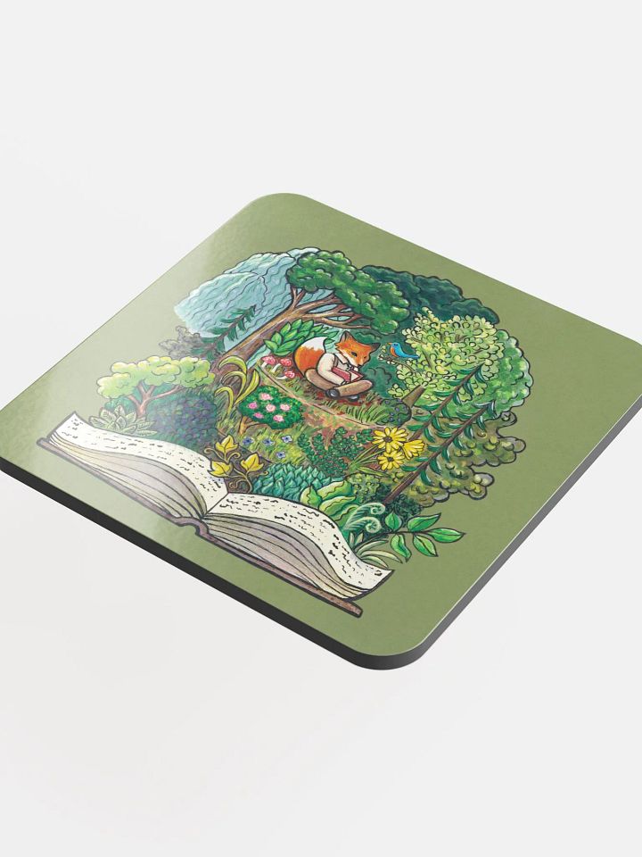 Fantasy Forest Fox Cake - Coaster product image (1)