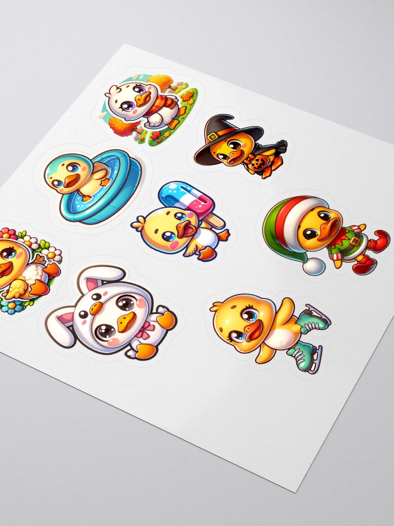 Seasonal Duck Sticker Sheet product image (7)
