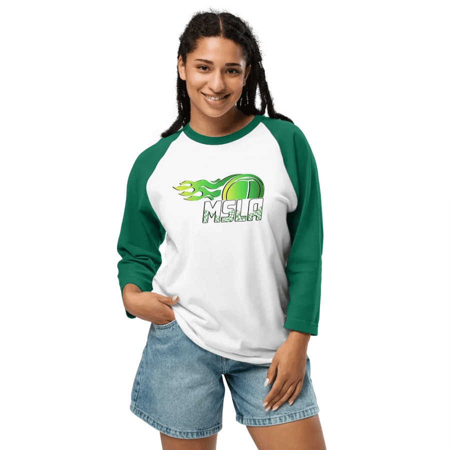 MSLA Green Jersey Raglan Tee product image (7)