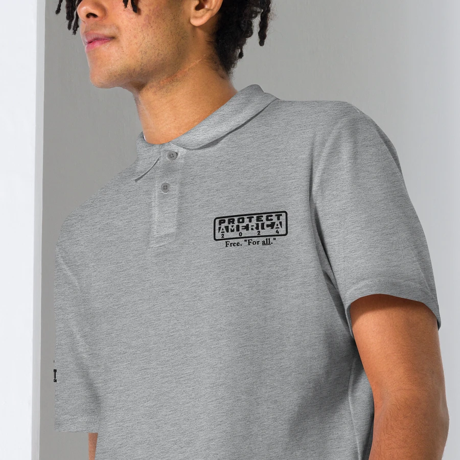 Protect America 2024 Polo shirt (black text) product image (18)