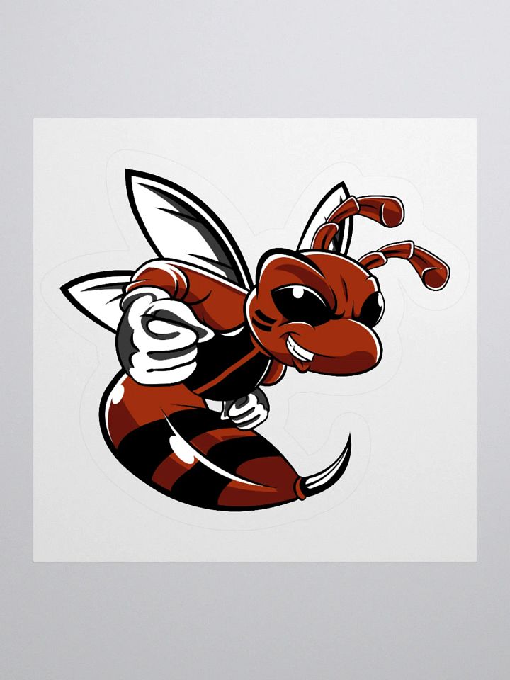 Angry Bee Sticker product image (1)