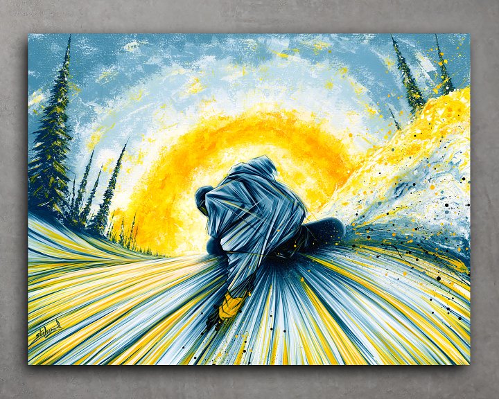 Light Chaser 'Slash' - Original Painting product image (1)