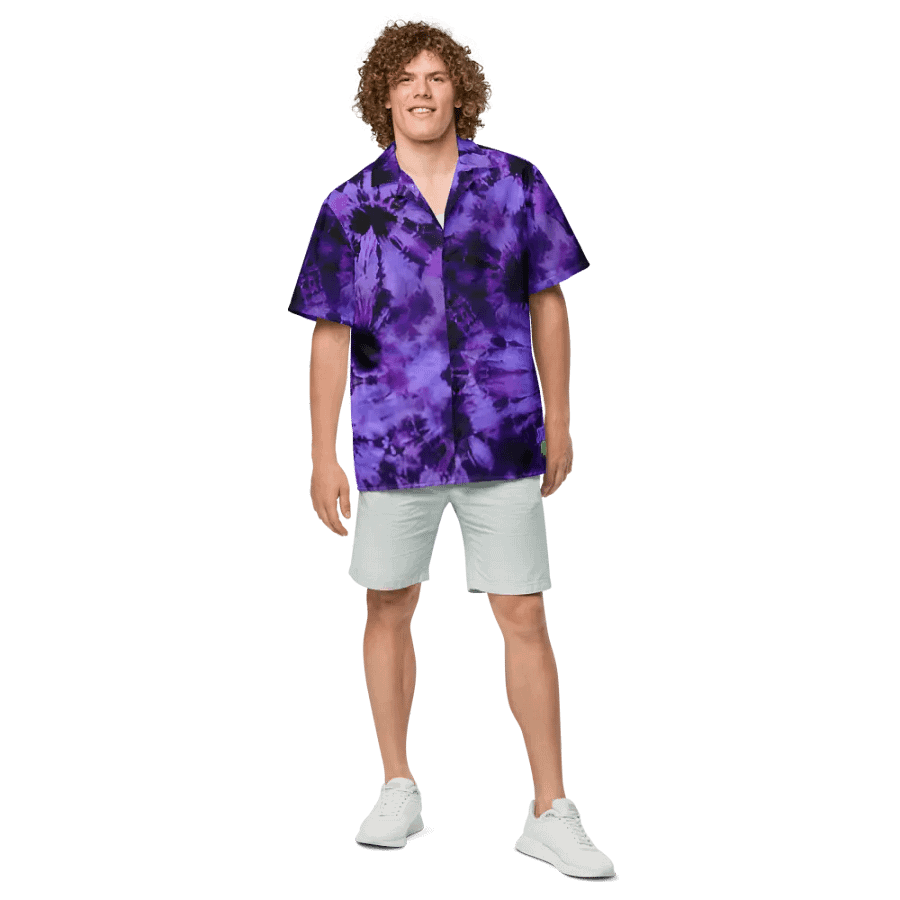STRAIGHT VIBIN TIEDYE4 HAWAIIN SHIRT product image (4)