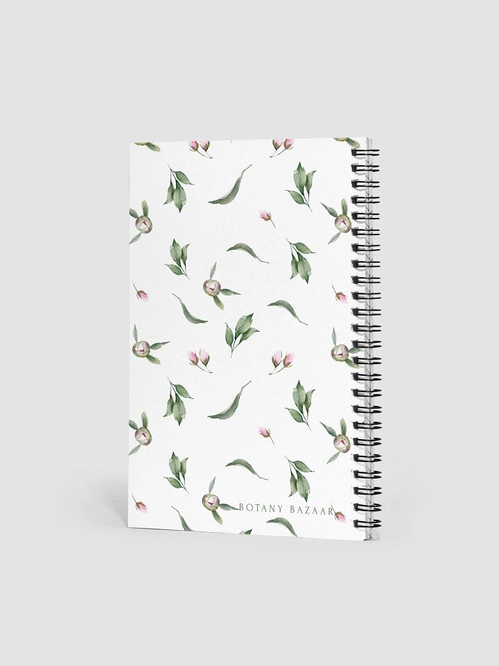 Eucalyptus and Pink Flowers Spiral Notebook product image (2)