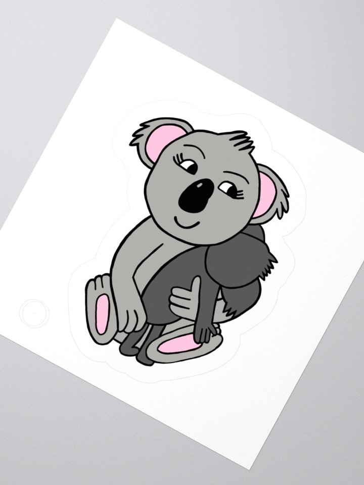 Cuddly Koala Kiss Cut Stickers product image (2)