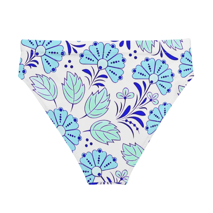 Floral Fantasy Recycled High Waisted Bikini Bottom product image (2)
