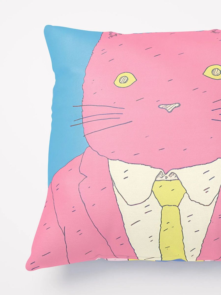 Mr. Whisker's Enterprise: The Pensive Professional Pillow product image (5)
