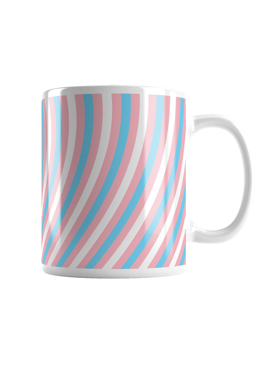 Trans Pride Hearts Mug (Right-handed) product image (2)