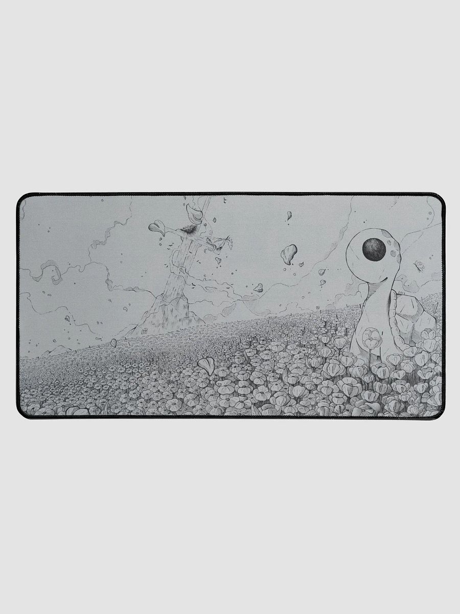Tapis de souris " La plaine aux coquelicots " 38 x 78cm product image (3)