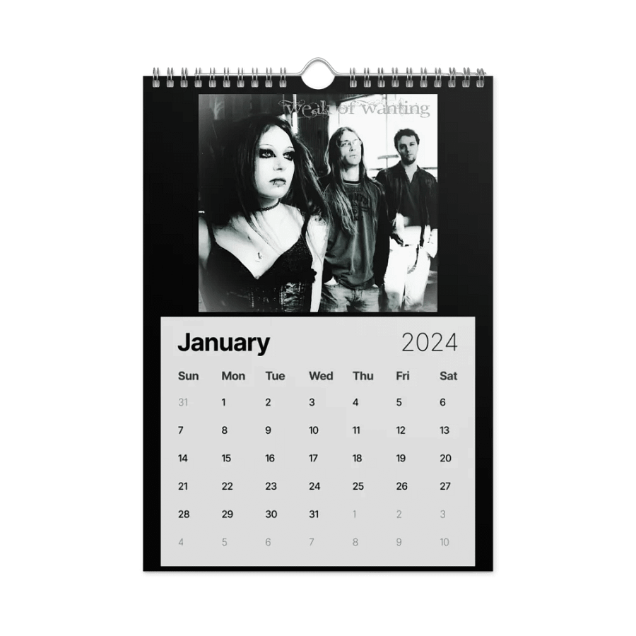 Weak Of Wanting Band 2024 Calendar product image (8)