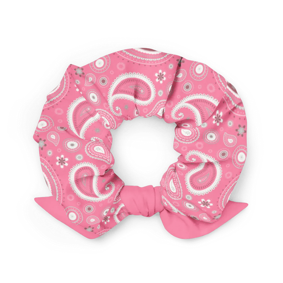 Pink Paisley Dreams All-Over Print Scrunchie product image (5)