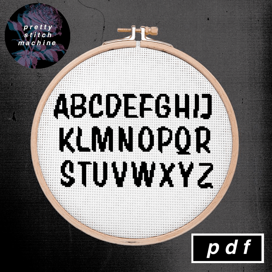 Large Hand Painted Signage Lettering Alphabet / Font product image (1)