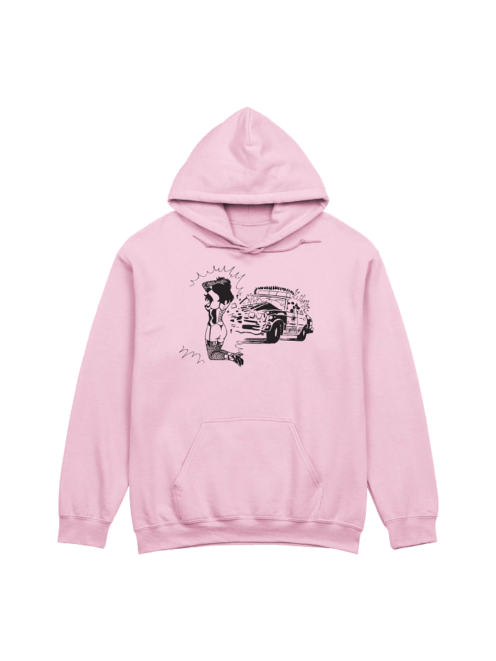 Distracted Driving | Pink Hoodie product image (1)