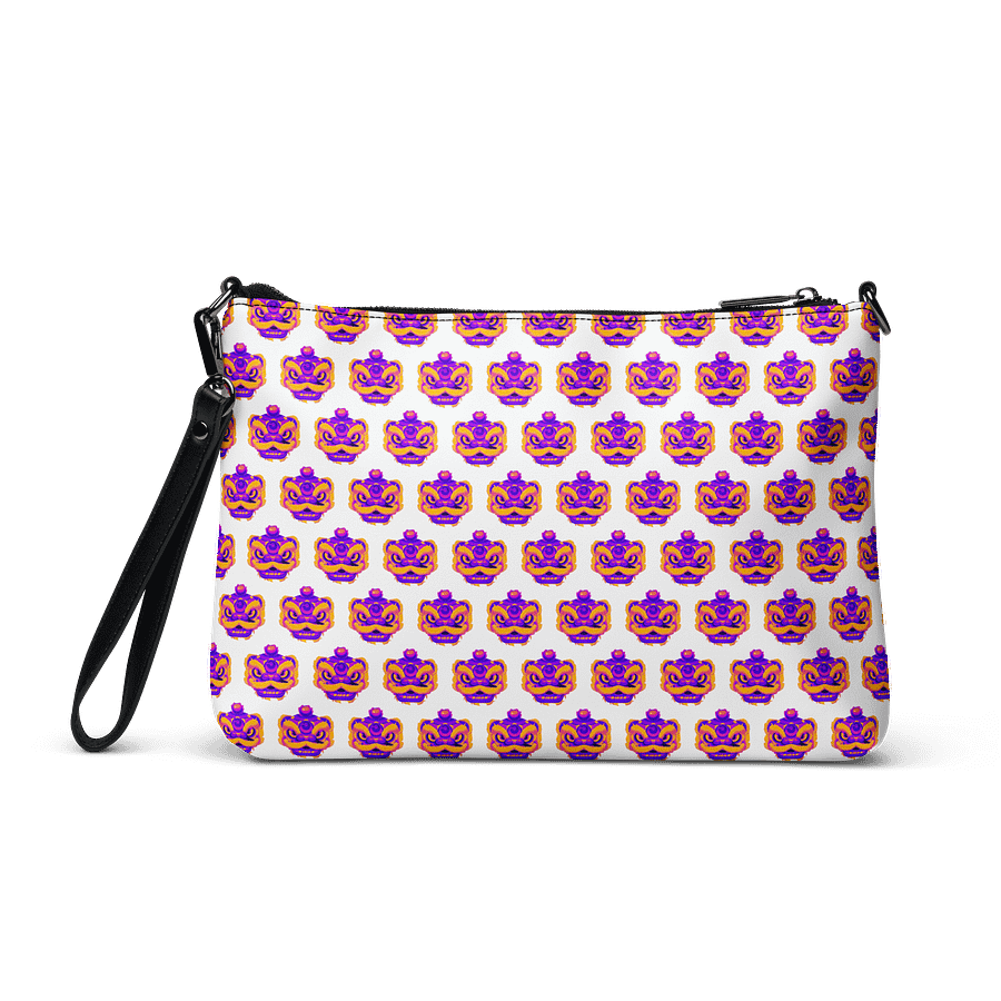 Dragon Dance Mask Crossbody Adventure Bag - White product image (3)