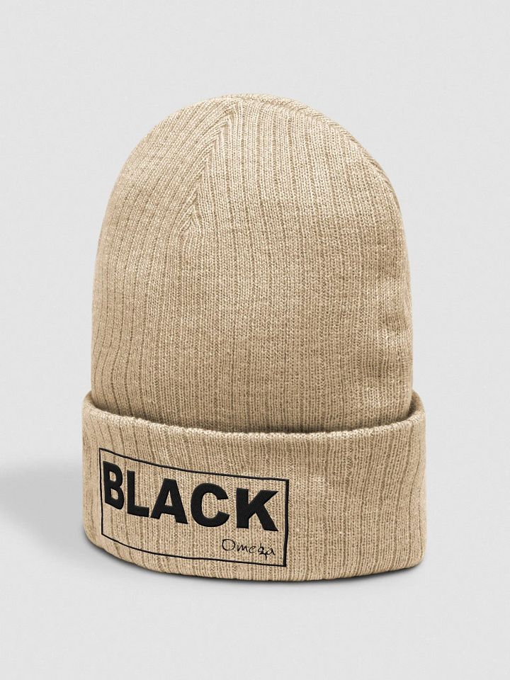 Black By Omega | Ribbed Knit Beanie product image (4)