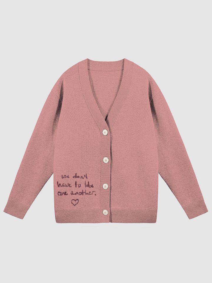 ONE ANOTHER (sm. design, pink and maroon) knitwear cardigan product image (1)